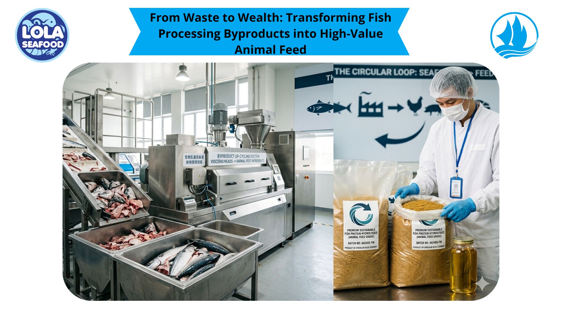From Waste to Wealth: Transforming Fish Processing Byproducts into High-Value Animal Feed